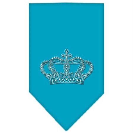 UNCONDITIONAL LOVE Crown Rhinestone Bandana Turquoise Large UN852117